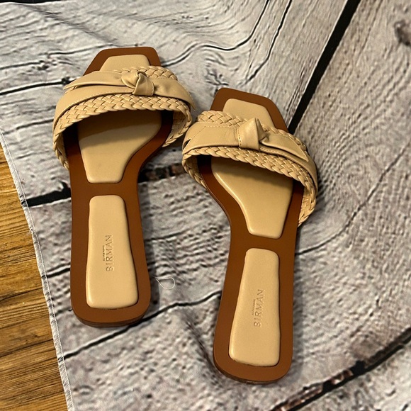 ALEXANDRE BIRMAN-Clarita Woven Leather Slide Sandals-36.5 - Picture 6 of 7